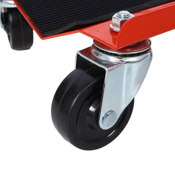 Red 1500 lb. Snowmobile Dolly Heavy Duty with 2.5 in Swivel