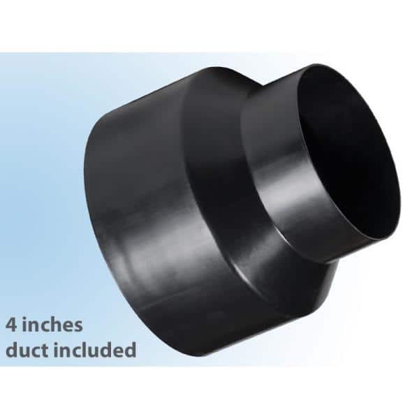 Delta Off-White Galvanized Steel LED Exhaust Fan