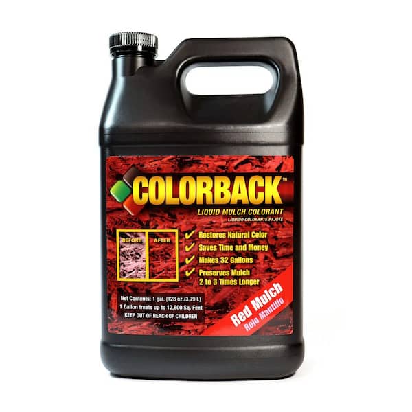 COLORBACK 1 Gal. Red Mulch Color Covering up to 12,800 sq. ft.