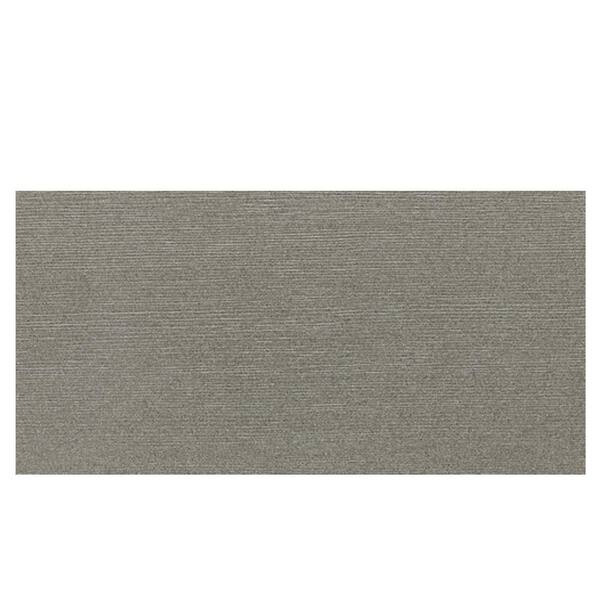 Daltile Identity Metro Taupe Grooved 12 x 24 in. Polished Porcelain Floor and Wall Tile (11.62 sq. ft. / case)-DISCONTINUED