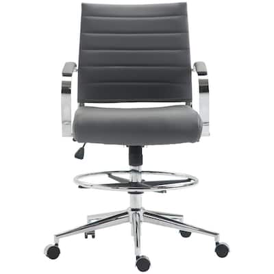 Grey Tremaine Drafting Chair