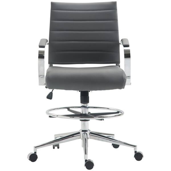 EDGEMOD Grey Tremaine Drafting Chair