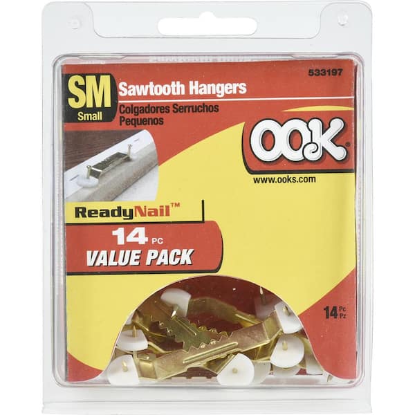 OOK ReadyNail 10 lb. Picture Hook (6-Piece) 50582 - The Home Depot