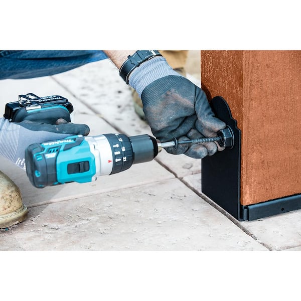 Outdoor Accents Mission Collection ZMAX, Black Powder-Coated Post Base for 10x10 Nominal Lumber