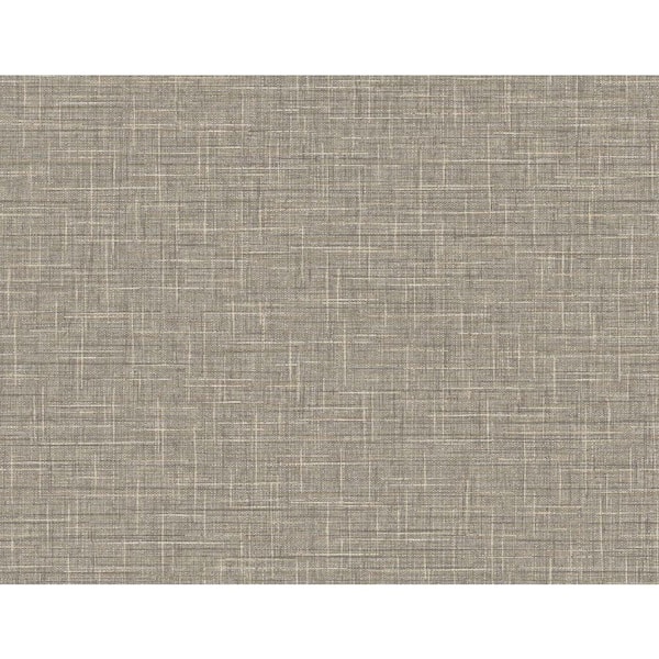 DuPont 60.75 sq. ft. Tedlar Cappuccino Grasmere Weave High Performance Vinyl Unpasted Wallpaper Roll
