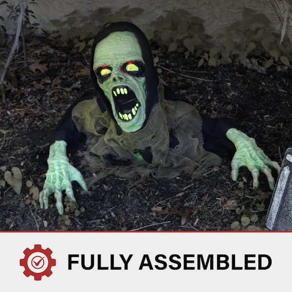 Décoration Animée Zombie Halloween - Groud Breaker 2 Ft (60 Cm) Animé, Marque ATC, Neuf