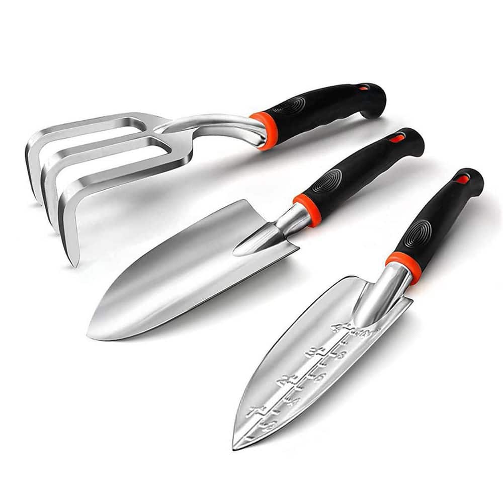 3-Piece Heavy-Duty Aluminum Garden Tool Set