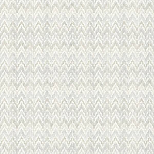 Waverly Heartbeat Beige Matte Finish Peel and Stick Vinyl Wallpaper