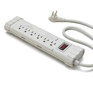 6-Outlet Surge Protector Strip with Audible Alarm