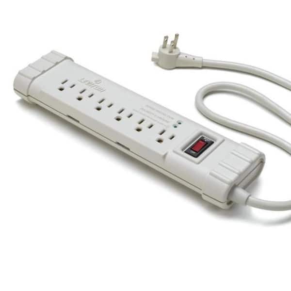 Leviton 6-Outlet Surge Protector Strip with Audible Alarm