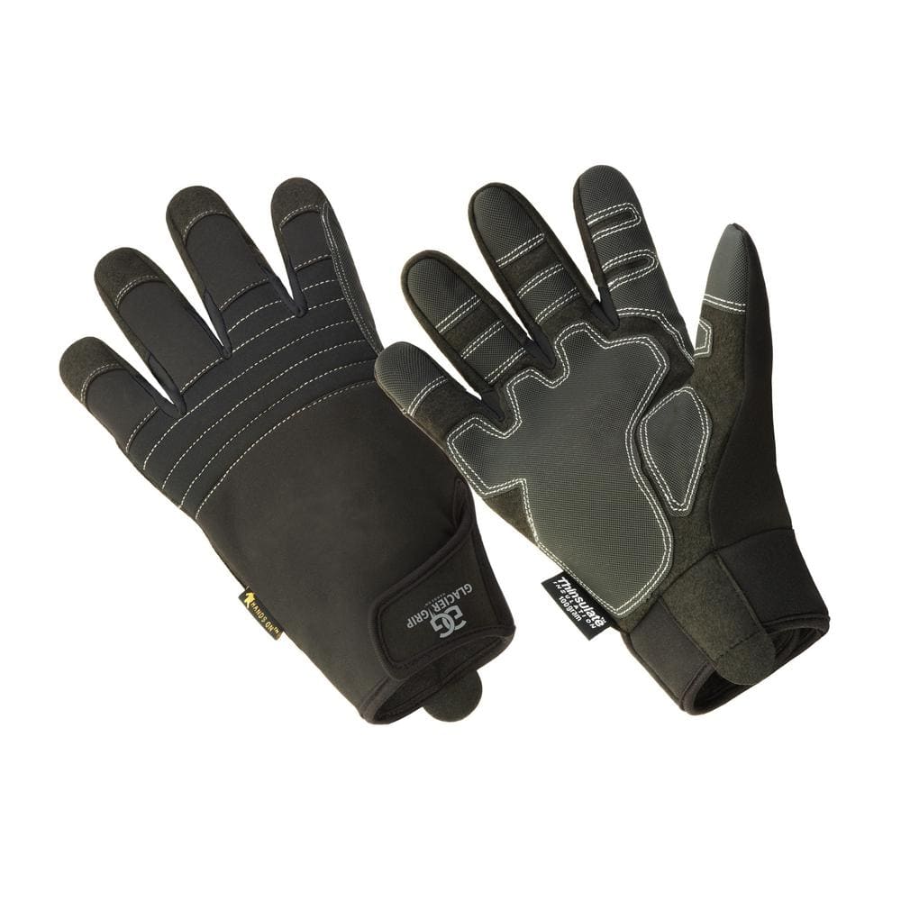 Hands on Glacier Grip Thinsulate Lined Premium High Dexterity Glove, 100% Waterproof.