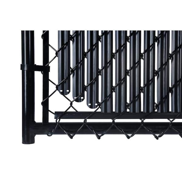 M D Building Products M D 6 Ft Privacy Fence Slat Black Vs003123bk072 The Home Depot