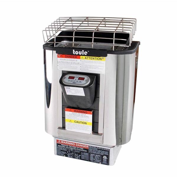 homedepot.com | ETL-Certified 6KW/240-Volt Toule Sauna Heater with On-Heater Digital Control Panel NTS-100
