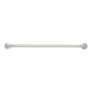 48 in. Stainless Steel Wall Mount Bathroom Shower Grab Bar in Peened with Satin Ends