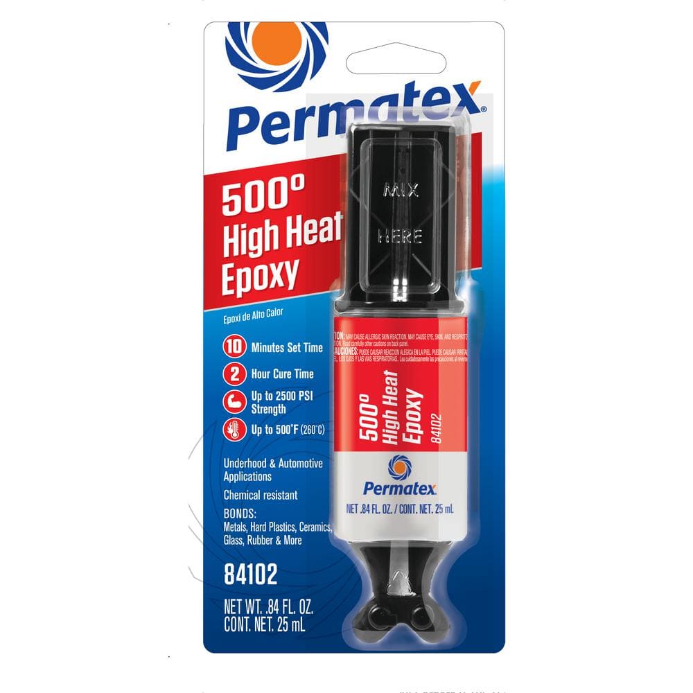Permatex 0.84 fl. oz. 500-Degree High Heat Epoxy 84102 - The Home Depot