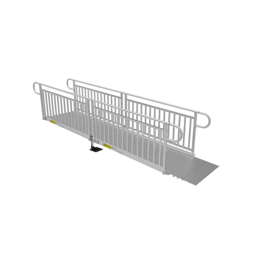 EZ-ACCESS PATHWAY 3G 12 Ft. Wheelchair Ramp Kit With Solid Surface ...