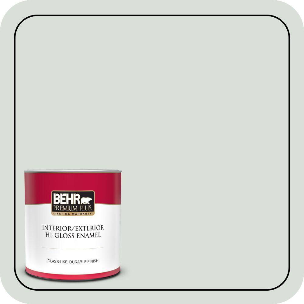 1 qt. #N420-1 Juniper Breeze Hi-Gloss Enamel Interior/Exterior Paint & Primer price history on PriceWatchPro