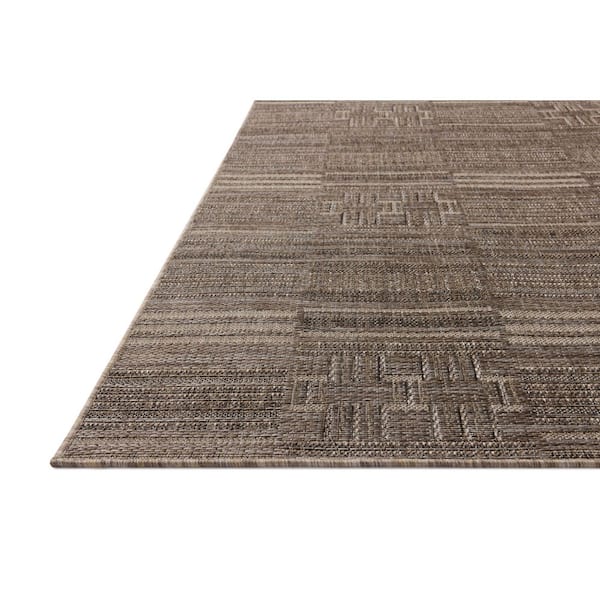 Birch Natural / Beige 3 ft. 6 in. x 5 ft. 6 in. Indoor/Outdoor Area Rug
