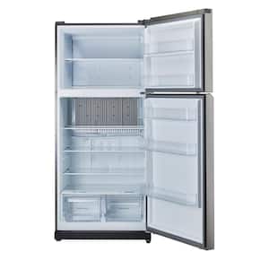 Off-Grid 34.6 in. 19 cu. ft. Propane Top Freezer Refrigerator in Stainless Steel