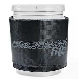 Insulated 2 Gal. Band-Style Pail Heater, Fixed Temp 100°F, Ideal Heating Solution for Paints, Stains, Chemicals & More