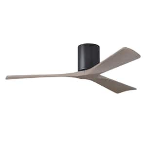 Irene-3H 52 in. 6 fan speeds Ceiling Fan in Black with Remote and Wall Control Included