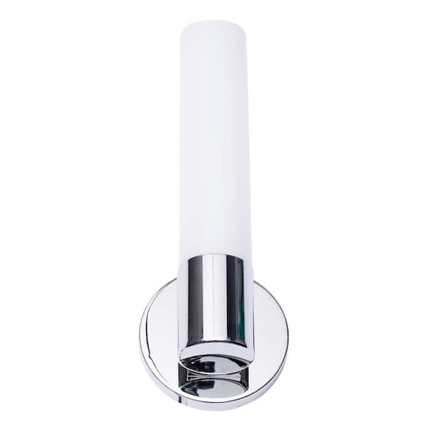 WAC LIMITED Turbo 14 in. Chrome LED ENERGY STAR Wall Sconce, 3000K