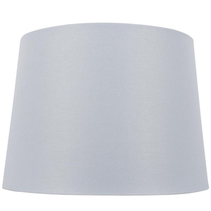 Mix and Match 14 in. Dia x 10 in. H White Round Table Lamp Shade