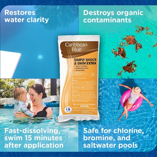 16 oz. Simply Shock and Swim Extra Fast Dissolving Pool Shock (1-Pack)