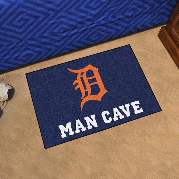 Detroit Tigers Man Cave 6 Piece Bathroom Set 