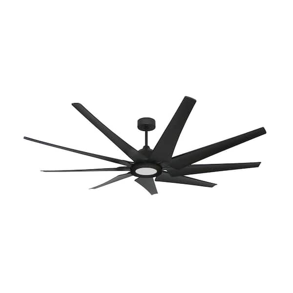 TroposAir Liberator WiFi 72 in. LED Indoor/Outdoor Oil Rubbed Bronze Smart Ceiling Fan with Light with Remote Control