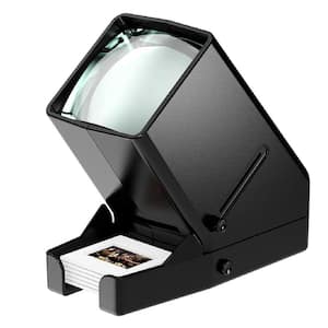 35mm Slide and Film Viewer 3X Magnification LED Lighted Illuminated Viewing USB Powered for 35mm Slides & Positive Film