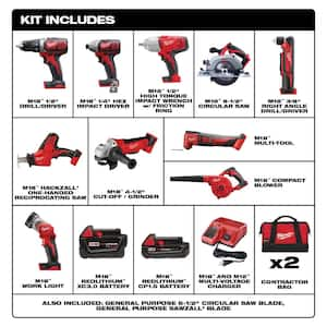 Milwaukee - Drill - Power Tool Combo Kits - Power Tools - The Home Depot