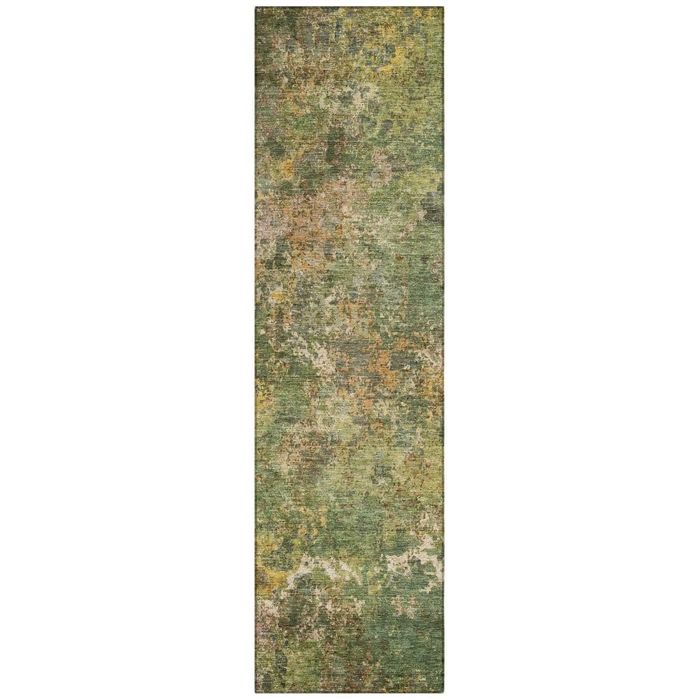 Chantille Machine Washable Indoor/Outdoor Abstract ACN2166 Aloe 2 ft. 3 in. x 7 ft. 6 in. Runner Rug price history on PriceWatchPro