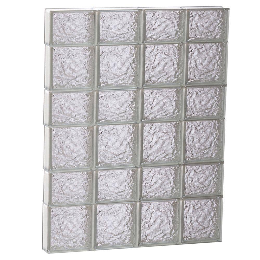 31 in. x 40.5 in. x 3.125 in. Frameless Ice Pattern Non-Vented Glass Block Window price history on PriceWatchPro