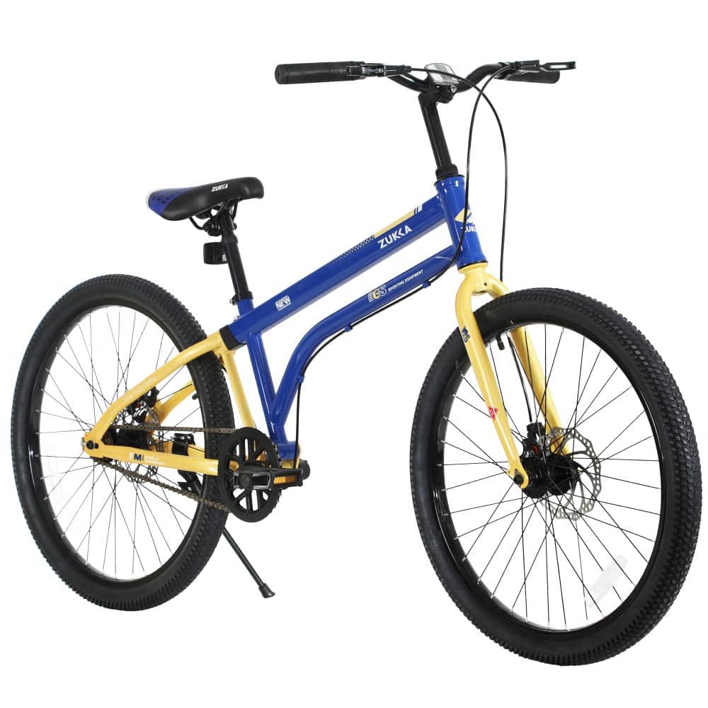 24 Inch Blue Kids Bike for Girls & Boys Ages 10+, Single Speed Teen Bike with Dual Disc Brakes price history on PriceWatchPro