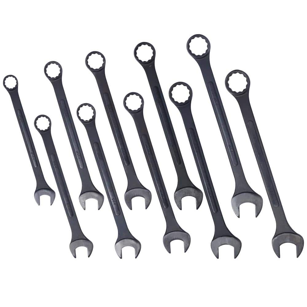 10-Piece Black Carbon Steel Extra Large Jumbo Combination Wrench Set (Pouch Included) price history on PriceWatchPro