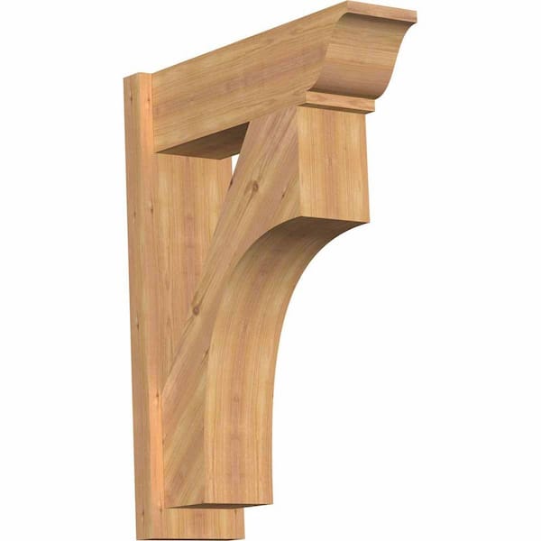 Ekena Millwork 8 in. x 32 in. x 24 in. Westlake Traditional Smooth Western Red Cedar Outlooker