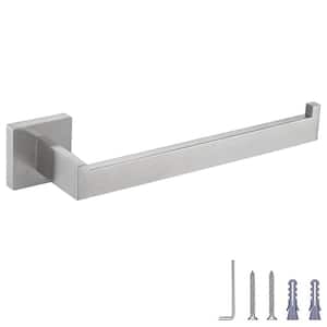 Bath 9 in. Wall Mounted Towel Bar Stainless Hand Towel Bar Towel Holder in Brushed Nickel