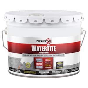3 gal. WaterTite Mold and Mildew-Proof White Oil Based Waterproofing Paint
