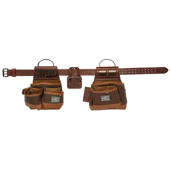 Weaver Tool Gear Framer Pro Brown Leather Waist Tool Belt