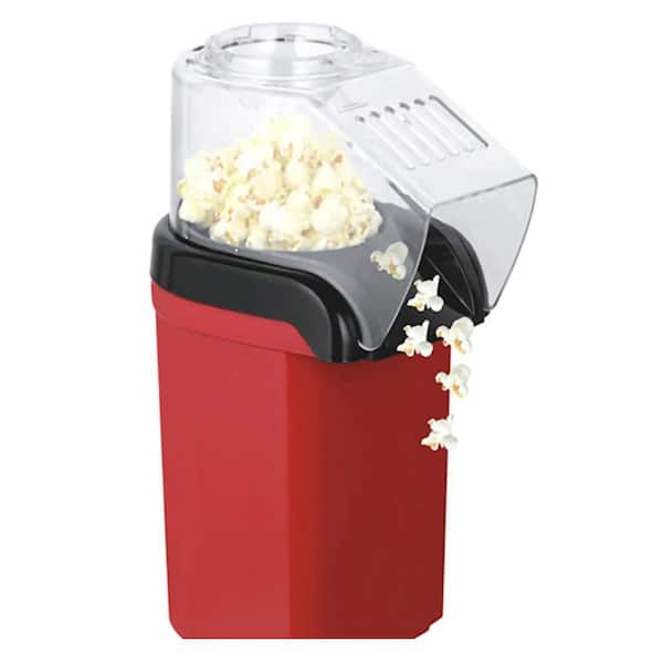 Aoibox Mini Air Popcorn Popper with Measuring 12 Oz. Cup, BPA and Oil Free, Red