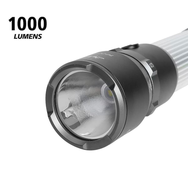 1000 Lumen Dual Power Flashlight with Area Light