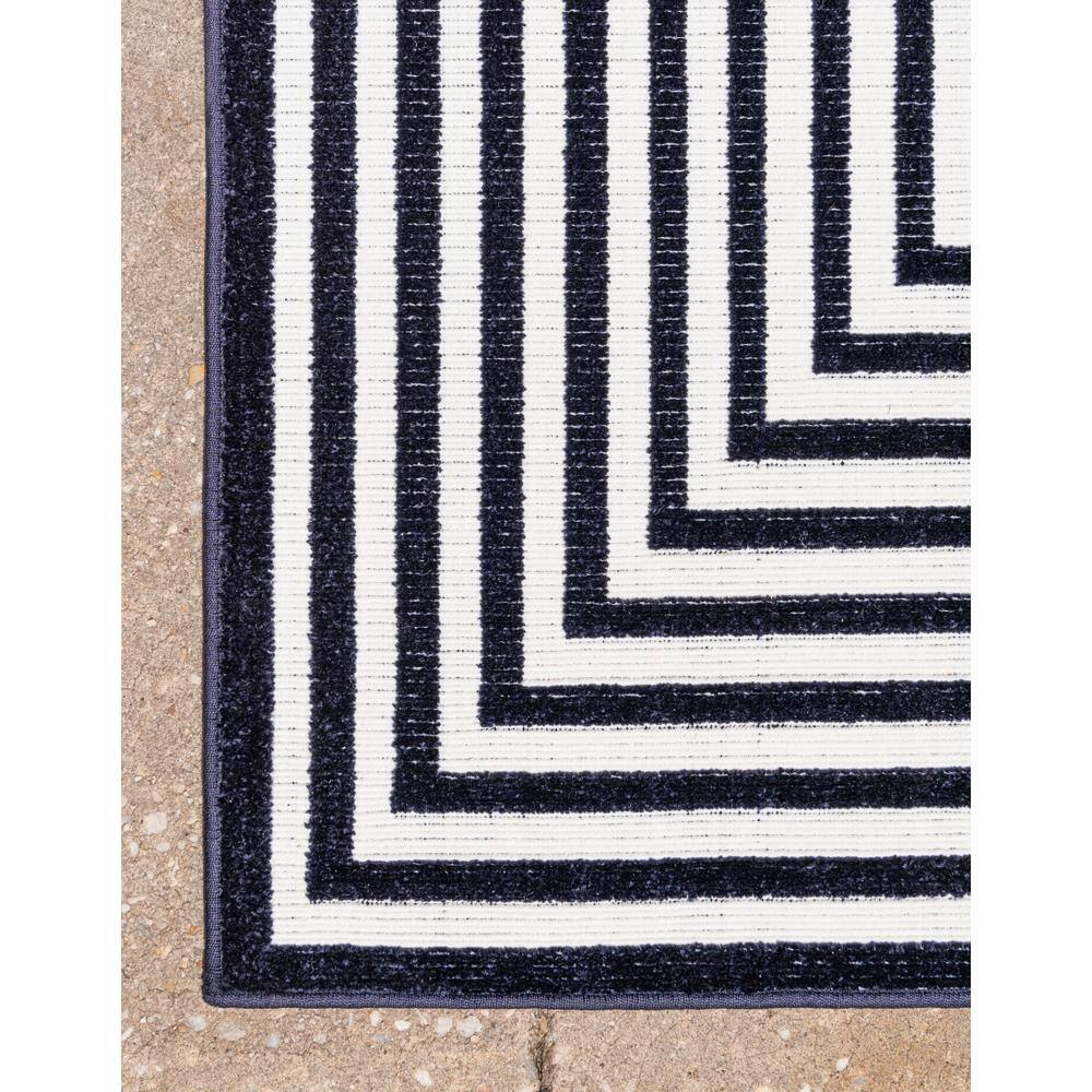Navy Blue 4' x 6' Prescott Easy-Care Outdoor Area Rug