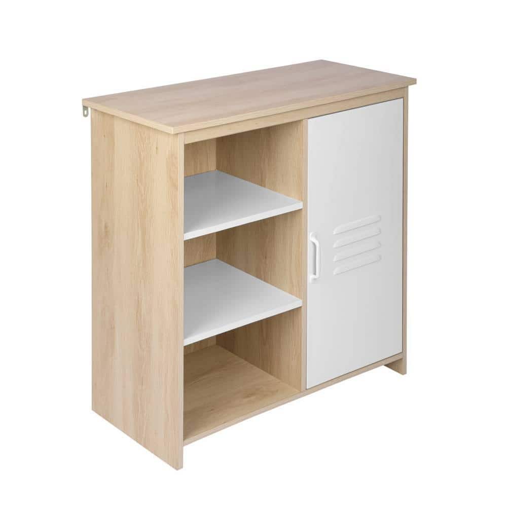 31.5 in. W x 13.78 in. D x 32.29 in. H Bathroom White Linen Cabinet