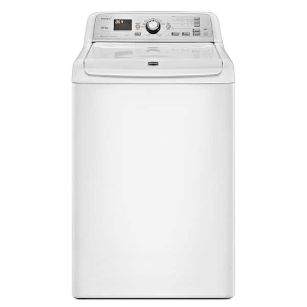 Maytag Bravos XL 4.5 cu. ft. High-Efficiency Top Load Washer in White, ENERGY STAR