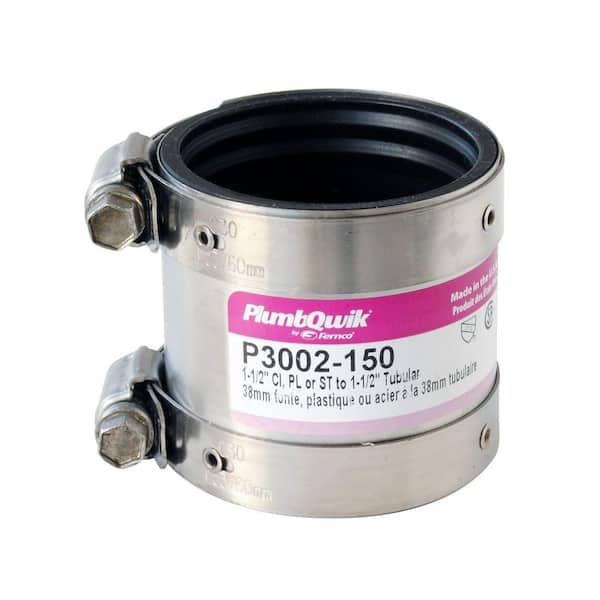 Fernco Proflex 1-1/2 in. Neoprene Shielded Coupling