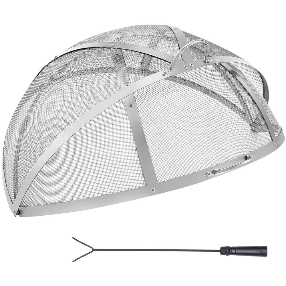 VEVOR Firepit Spark Screen Lid 30 in. Dia. Outdoor Firepit Ring Cover