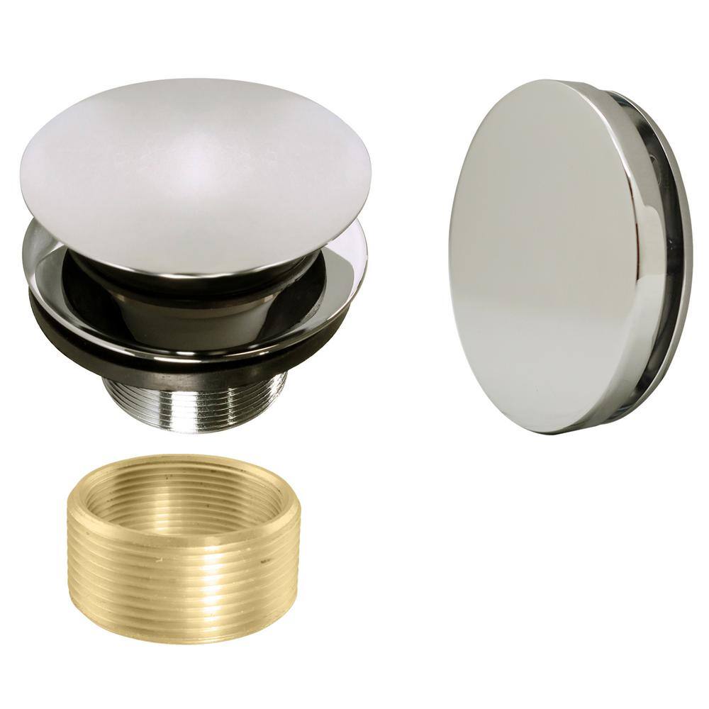 Westbrass Illusionary Universal Overflow Trim, Polished Nickel