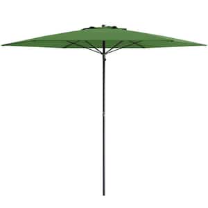 7.5 ft. Steel Beach Umbrella in Green