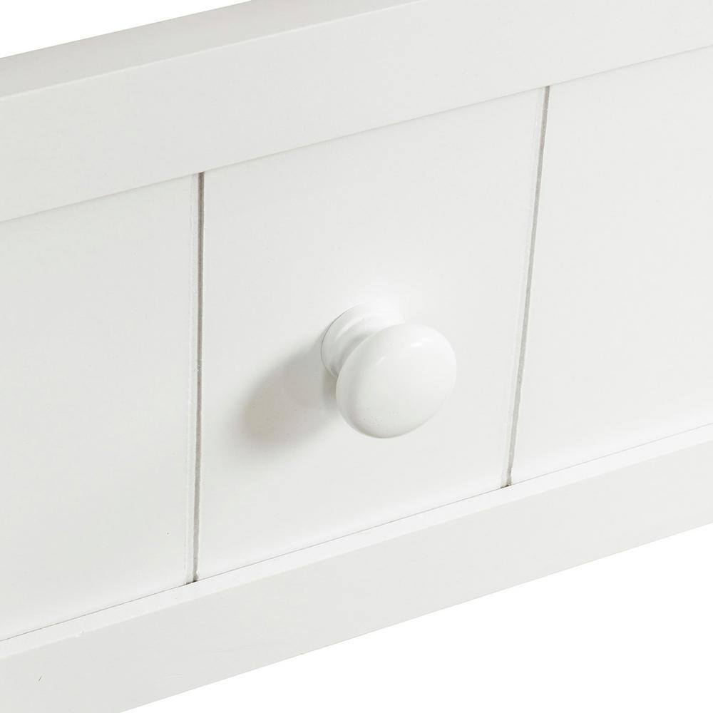 White Twin Wood Daybed with Trundle and Storage